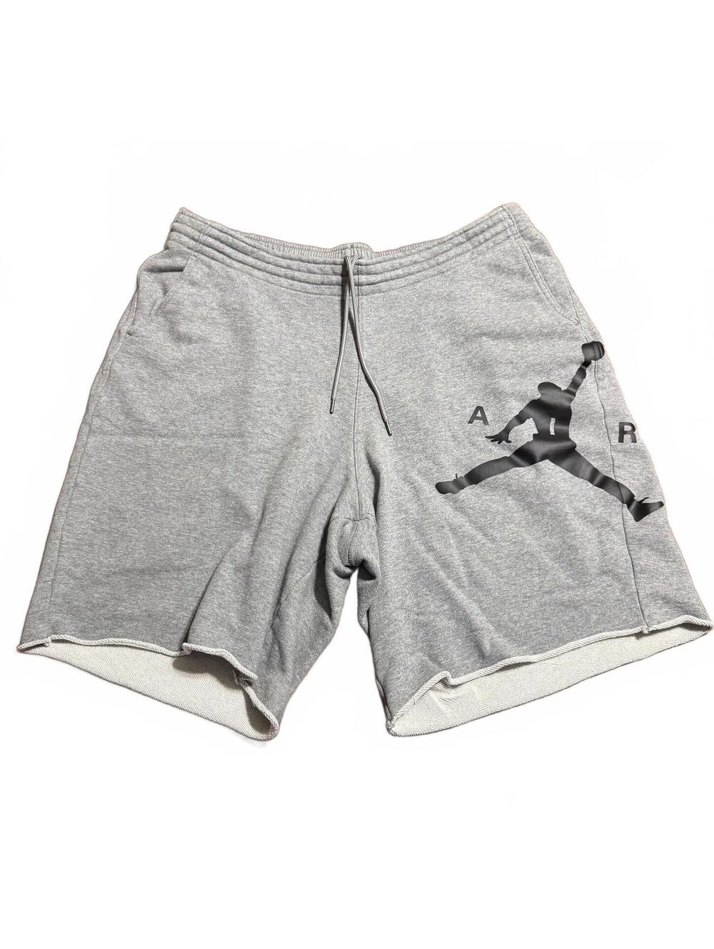 Nike Air Jordan 11 Mens Legacy Terry Shorts 3XL Gray Jumpman Raw Hem AQ8026-091
